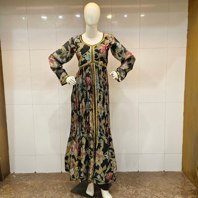 Floral printed patterned dress 